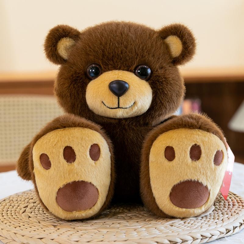 Creative Big Feet Animal Plush Toy Panda Doll Koala Fox Raccoon Doll Children'S Gift Grab Doll