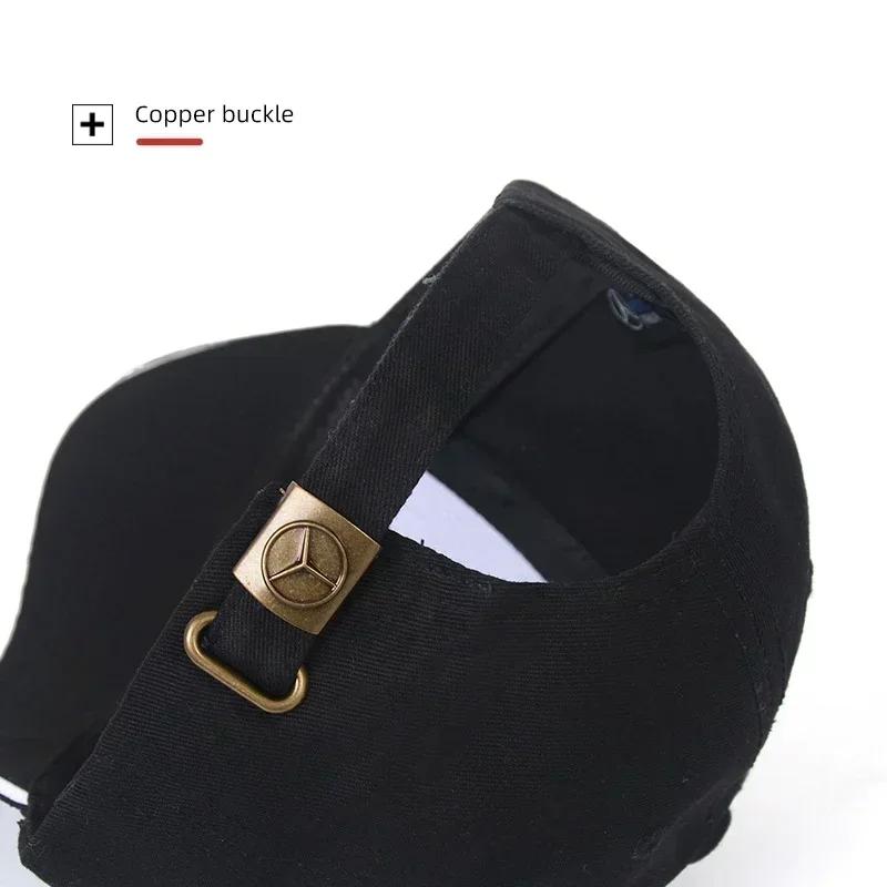 XCCWN1 C200 E200 Nové Pro Mercedes Benz Pro Mercedes Benz AMG Znak Auta Výšivka Snapback Baseballová Čepice Jaro A Podzim Venkovní Nastavitelný