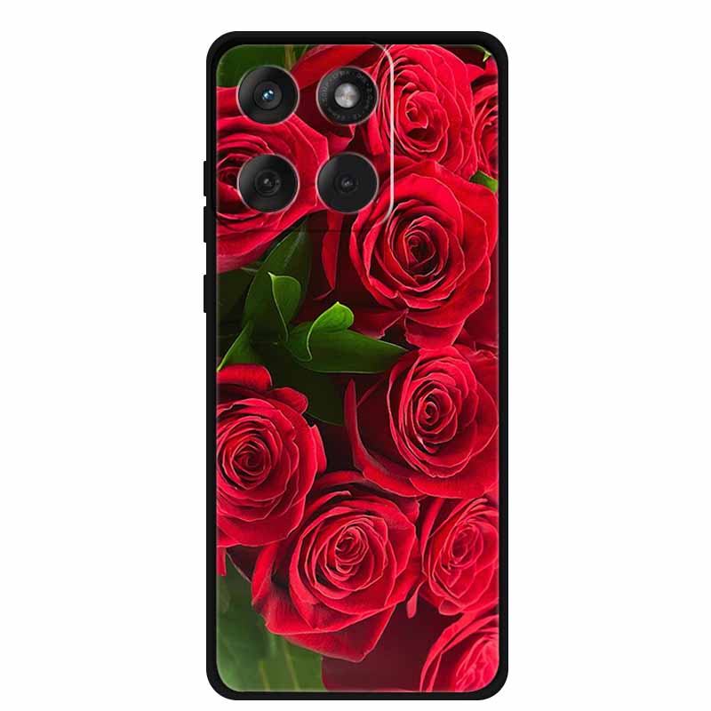 For Motorola Edge 70 5G Case 2025 Fashion Black Silicone TPU Soft Phone Case For Motorola Moto X70 Air 5G Back Cover Case Fundas