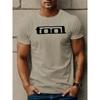 Tool Letter Printed Men's Cotton T-shirt Fashionable Loose Daily Men's New Summer Casual Fashion Top Short Sleeved T-shirt