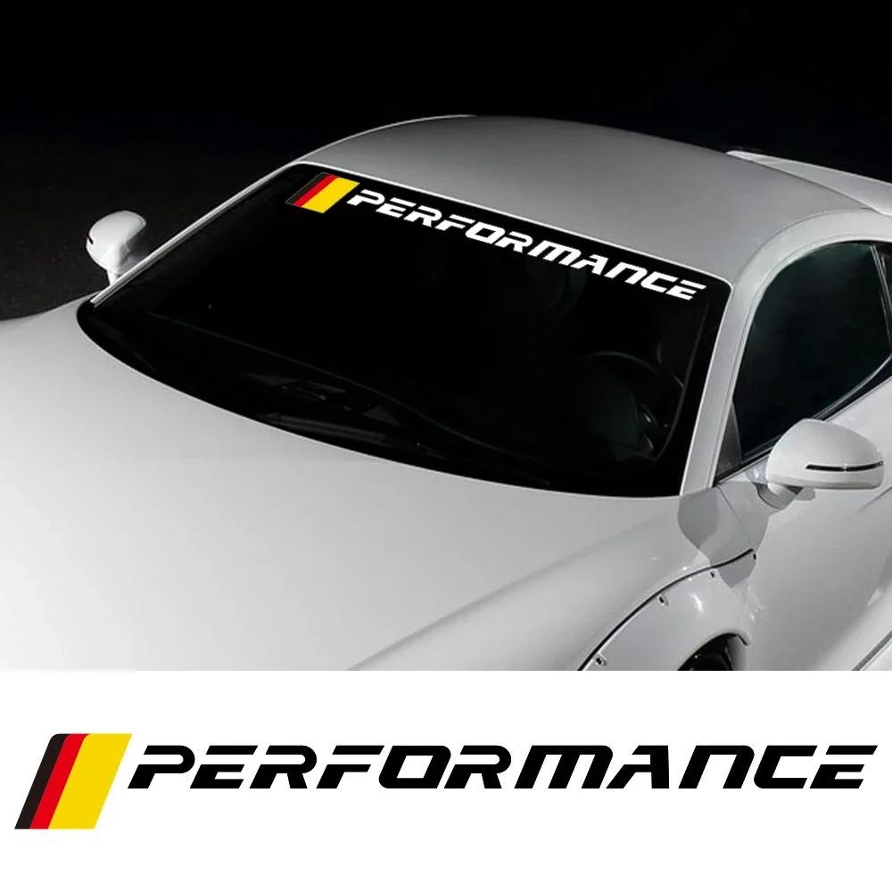92.2x7.72CM PERFORMANCE Car Windshield Side Sticker  Letter Vinyl Decal Creative Auto Decoration Sticker Accessories