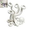 Creative Gift for Friends 3D Printed Octopus Toothbrush Holder, Space Saving Desk Organizer, Durable Flexible Tentacle Storage PLA Material