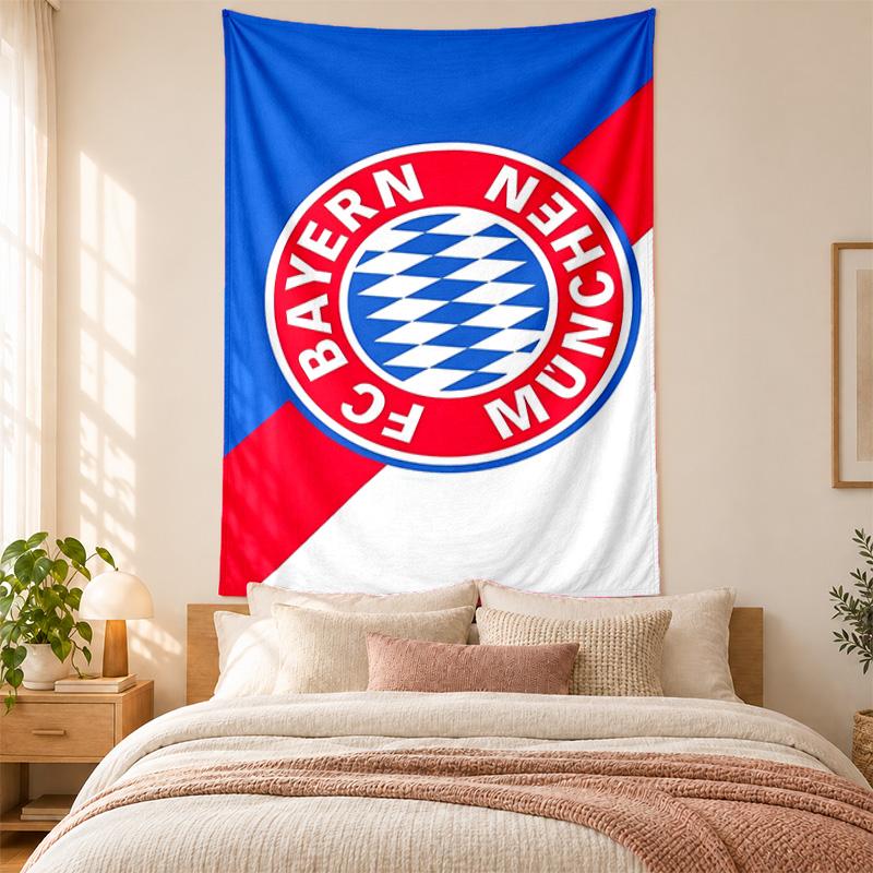 Tapestry FC Bayern Monachium wysokiej jakości do dekoracji salonu sypialni ścian akademika idealne jako dekoracja ścienna do sypialni lub prezent świąteczny