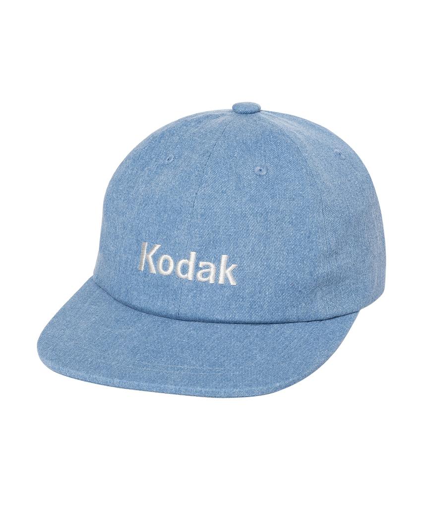 KODAK Packable Cotton Washed Ball Cap Blue