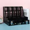 Thickened File Rack Desktop Storage Multi-layer File Basket Book Stand Storage Rack Data Rack