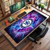 Tapis de Souris Large Imprimé Chelsea FC, Tapis de Bureau Gaming Doux en Caoutchouc Antidérapant pour Décoration de Bureau d'Ordinateur Portable