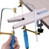 Coping Saw U-shaped Coping Frame Hand Saw with 8 Different Size Replacement Blades Set for DIY Woodworking Craft Tool (400/500 Size)…