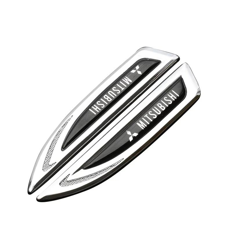 For Mitsubishi Lancer Ralliart 3 9 10 ASX PajeroPersonalized Car Body Side Sticker Fender Marker Badge Exterior Styling Decal