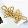Gold Wire Chinese Cheongsam Button Knot Fastener Closures for DIY Handmade National Clothing Handcraft