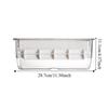 Creative Plastic Tissue Roll Holder Dustproof Transparent Wall Mounted Holder Multi-Purpose No-drill Storage Rack Hotel