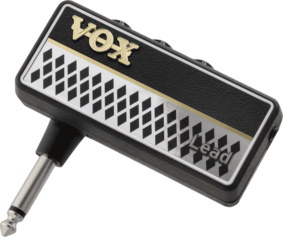 VOX Headphone Amplifier for Electric Guitar amPlug 2 Lead No Cable Required Plug Directly Into Guitar Perfect for Home Practice Battery Powered