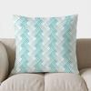 Décoration d'Intérieur Coussin Rayé Coloré pour Maison Housse de Coussin à Motif Convient pour Canapé Chambre Voiture Housse de Coussin