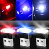Mini USB LED Car Light Auto Interior Atmosphere Light Decorative Lamp Emergency Light PC Auto Colorful Light Car Accessory