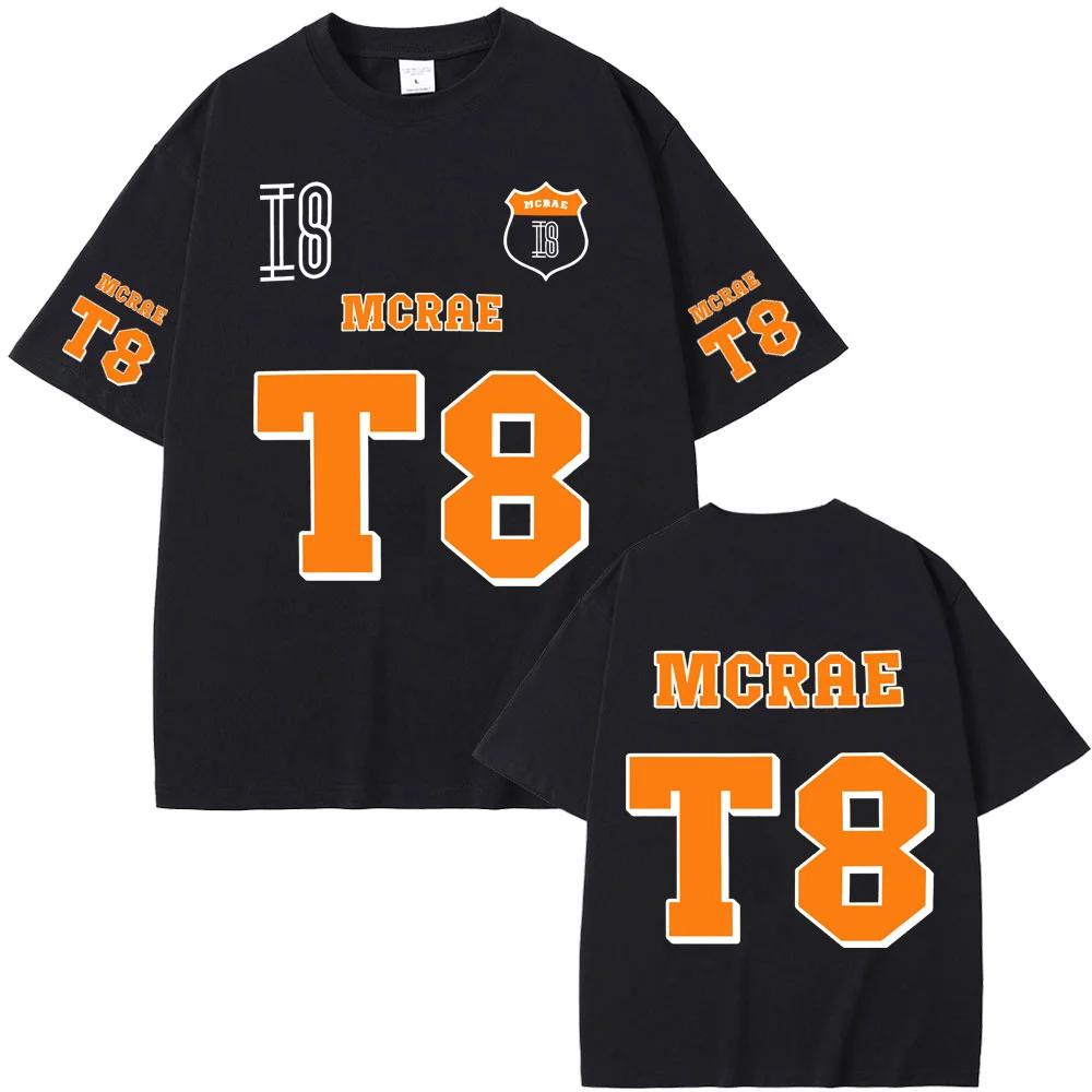 Zpěvačka Tate Mcrae T8 Hudební trička Pánská Dámská Vintage Tričko Letní Bavlněné Oversized Krátký Rukáv Top pro Fanoušky Dárek