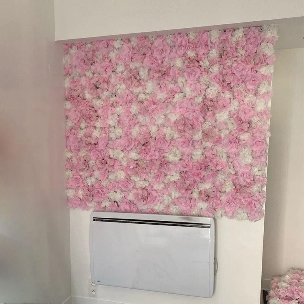 60X40cm Artificial Flower Wall Panels Handmade Rose Wedding Background Photography Backdrops