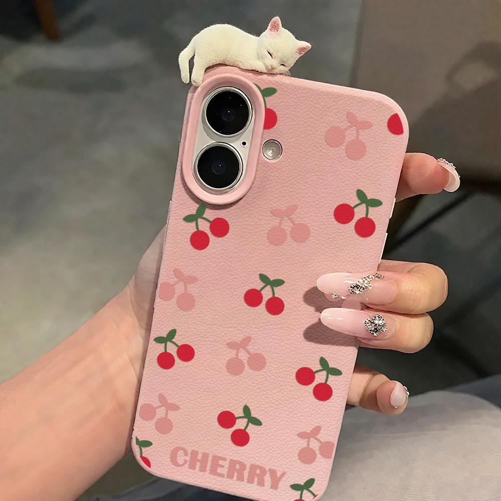 3D Phone Case for iPhone 11 13 17 Pro Max 17 Air Case iPhone 13 15 16 Pro Max 12 14 Pro Max 14 15 Plus Cute 3D Kitten Cartoon Leather
