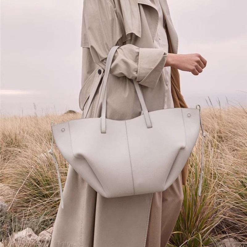 Frühlings-Einkaufstasche für Damen mit neuem Lychee-Muster, modisch, schlicht, große Kapazität, Knödel-Beuteltasche, einfarbige Schulter- und Unterarmtaschen für Damen mit kleiner Tasche