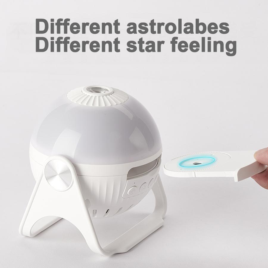Star Planetarium Projector 360° Rotating LED Galaxy Night Light Projection Lamp for Bedroom Ceiling Room Decor Kids Gift