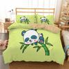 Cute Cartoon Panda Duvet Cover Twin Queen For Boys Girls Teen Soft Animal Theme Panda Bedding Set With Pillowcases Bedroom Decor