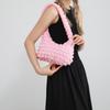 Bubble Candy Color Neue modische Sommerwolke im koreanischen Stil, modisches Karomuster, plissierte Umhängetasche für Damen