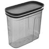 Food Container for Loose Products Dispenser with Measurement Gray 1.8L Lid