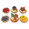 Simulation Fruit Egg Tart Fake Mango Raspberry Cake Model French Bread Desserts Ornaments Bakery Window Display Samples Photogra