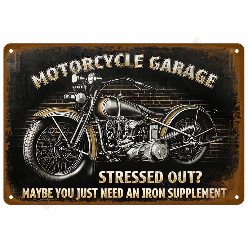Vintage Room Decoration Home Decor Items Tin Signs Aesthetic Men Bedroom Metal Signs Retro Metal Plate Posters Wall Art Mural