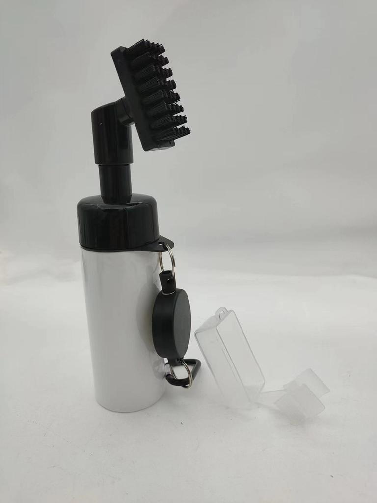 Enhanced Golf Club Groove Cleaning Brush with Pull-Rope Sprayer