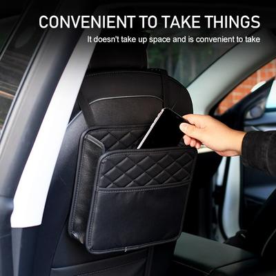 Car Backseat Storage Box Car Organizer Auto Waterproof Sundries Pocket Pouch Car Back Seat Organizer Hanging Storage Bag