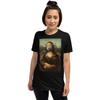 Tony Rubino Vaccine Vaccinated Mona Lisa T-Shirt Black
