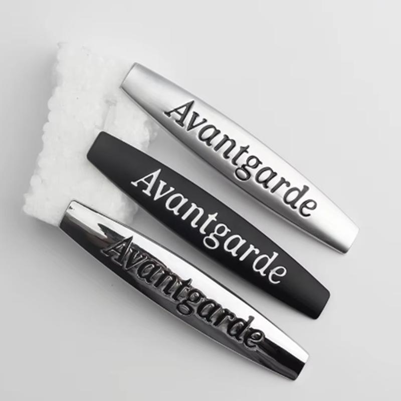 2Pcs 3D Metal Car Fender Badge For W204 W205 W213 W211 W210 ML Grand Edition Avantgard Emblem Logo Sticker Accessories