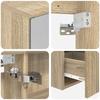 Bathroom Cabinet Set 5 Pcs Sonoma Oak 50 X 14.5 X 70 Cm