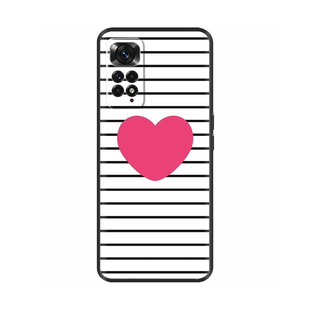 For Xiaomi Redmi Note 11 Pro Case Soft TPU Silicone Phone Back Cover Para For Xiaomi Redmi Note 11s Note11 Note 11Pro 11 S Cases