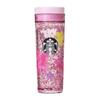 Starbucks SAKURA2024 Water Intumbler Pink Glitter 473ml Sakura Sakura Sakura 2024 Tumbler Coffee Starbucks Pink Glitter Cute Stylish