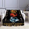 The Hunger Games Logo Print Blanket Flannel Soft and Comfortable Blanket Home Travel Essential Blanket for Birthday Gifts