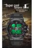 Sanda Trendy Men's Multifunction Waterproof Sports Watch with Large Dial and Dual Movement