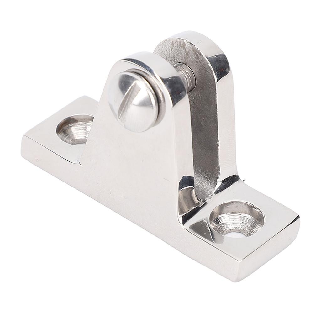 2 Stück Bimini Top Deckscharnier Beschlag 56mm 316 Edelstahl 90 Grad Deckscharnier Halterung für Wohnmobil Yacht Boot