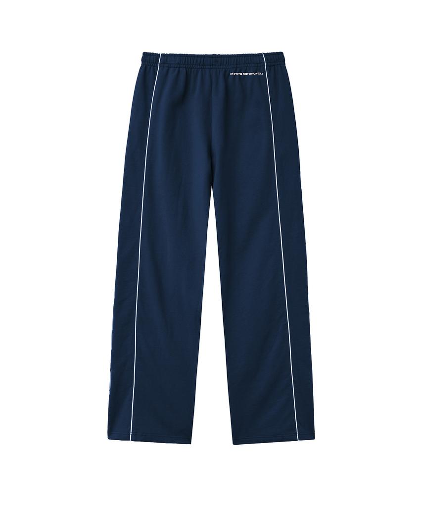 PHYPS MOTORCYCLE Racing Piping Sweatpants Navy