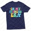 In My Fitness Era Gym Humor Weights Workout Graphic Novelty Unisex Women Tee Fitness Casual Unisex Cotton Short Sleeve Shirt Tops