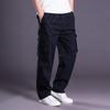 Pants Men's Loose Large Size Straight-leg Pants Men's Pants Cotton Tooling Casual Long Pants