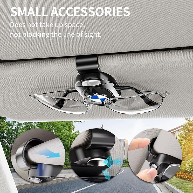 DLCP9 Universal Car Sunshade Sunglasses Storage ID Card Glasses Clip For BMW M Performance E36 E46 E60 E90 E91 E92 E93 F30 F20