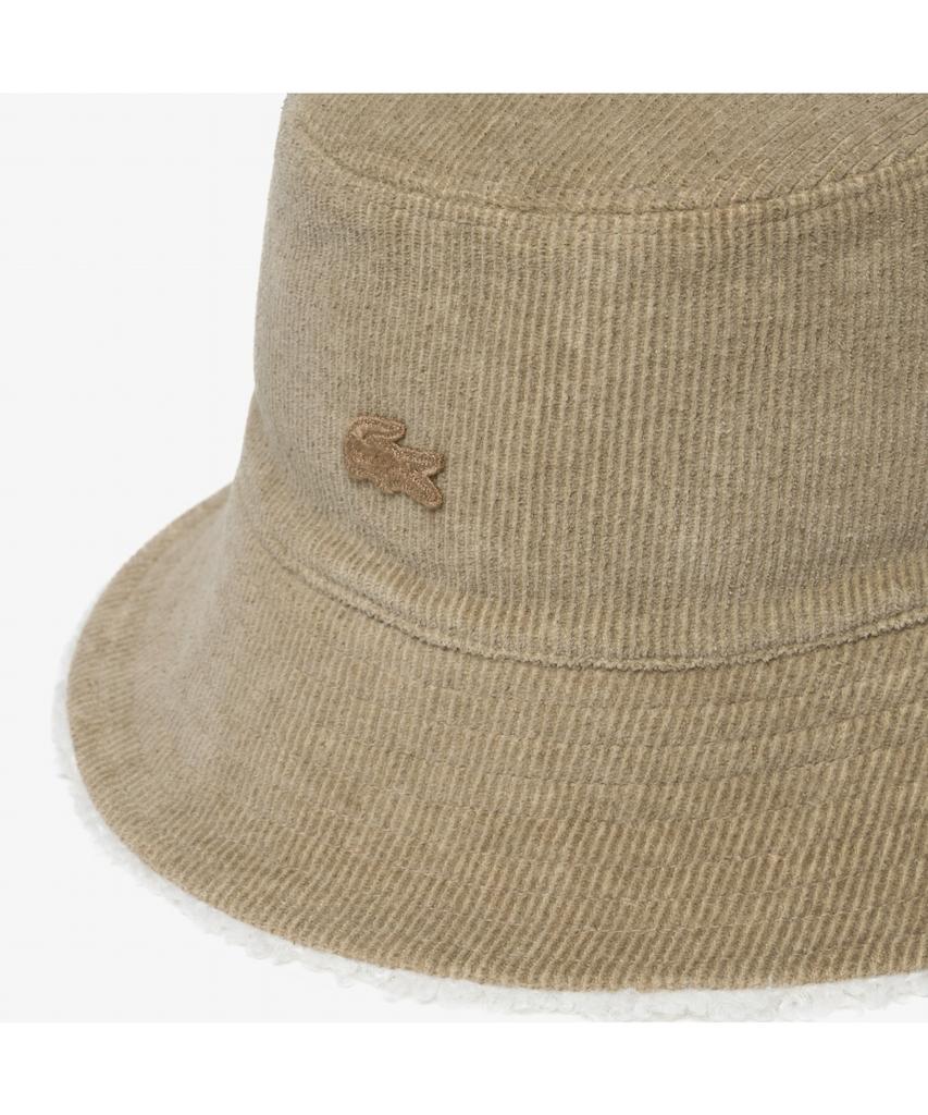 LACOSTE כובע דלי קורדרוי הפיך יוניסקס Rk417E-55N 02S