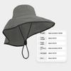 Minimalist Sunscreen Fisherman Hat With Brim Women Lightweight Breathable Portable Summer Outdoor Sunshade Mountaineering Hat
