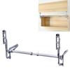 Cabinet Door Hinges Vertical Swing Lift Up Stay Pneumatic Arm Nickel Plating Upturn Support Hinge Door Swing Lift Upturn