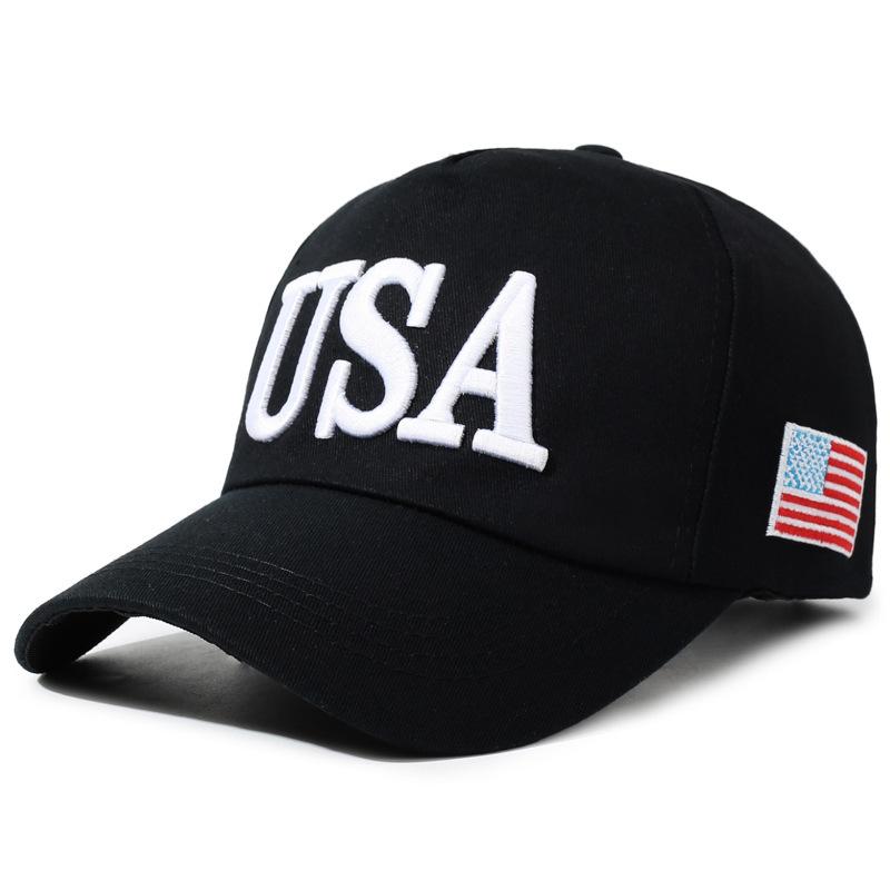 Casquette SA extérieure casquette drapeau américain nouvelle lettre U visière casquette de baseball brodée