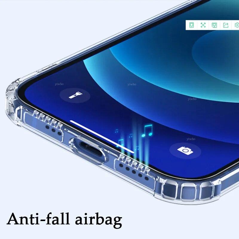 Transparent Phone Case for Redmi 13C 12c 10C 9C Clear Soft Silicone Back Cover for Xiaomi Redmi 12 4G 5G Shell 13 12 10 C 9C NFC