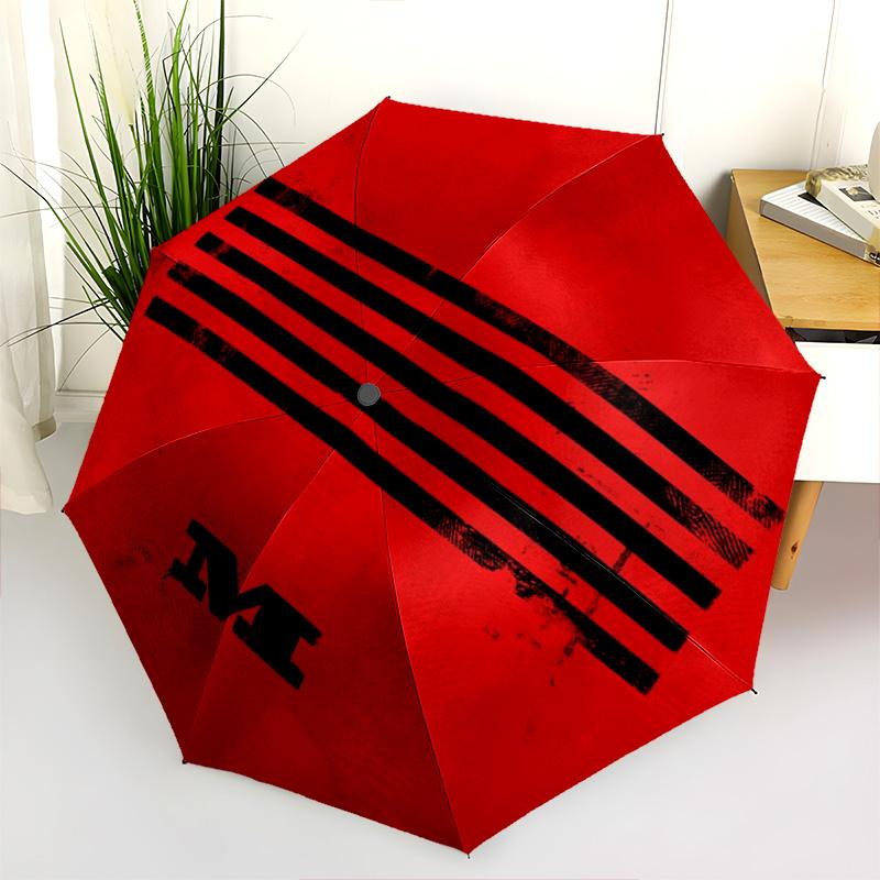 Bold Design: Big Bang Symbolism Folding Umbrella Suitable for All Seasons Suitable for All Seasons Three Folds Umbrella Sun Umbrella