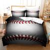 Baseball Sport Bettwäsche Set Bettbezug Kissenbezug 100% Polyester 3D Bettdecke Digitaldruck Steppdecke Bezug King Size für Jungen