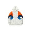 Li Ning Sport Fashion Series Color Block Losse Hoodiejas Unisex Jas Off-White AWDR370-1