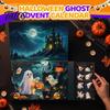 Halloween Puzzelbord 2026 Spook Adventskalender, 24 Dagen Aftellen Beeldjes Set, Spookachtig Spel Verzamelspeelgoed Lichtgevend in het Donker Speelgoed voor Kinderen, Feest Bedankje Kinderen